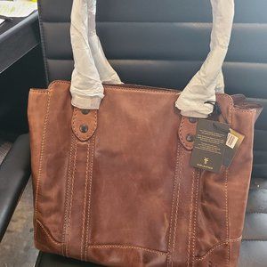 Frye Cognac Brown Melissa Tote - New w/tags and Dust Bag